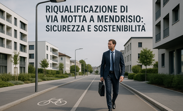 Riqualificazione di Via Motta a Mendrisio: Sicurezza e Sostenibilità
